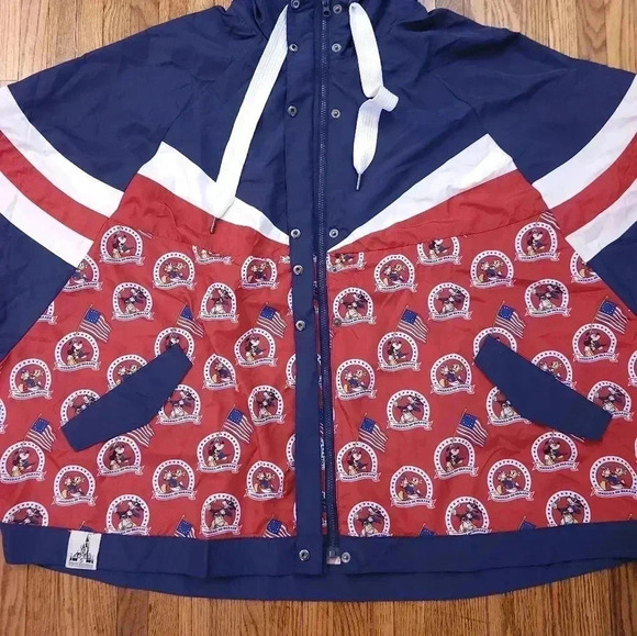 Disney World Vault Collection Adult Windbreaker Parka Size XXL - Picture 4 of 9